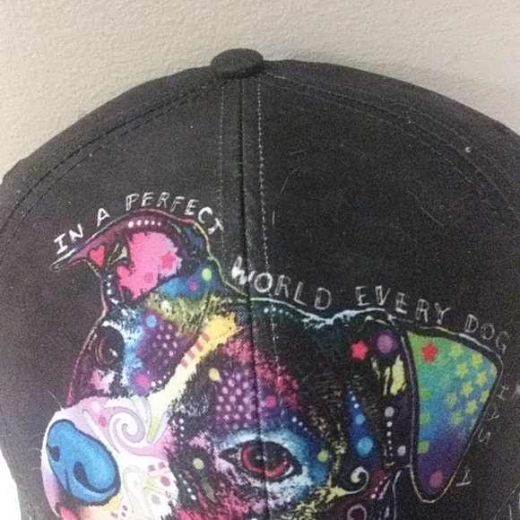 Dean Russo Pittie Hat In a perfect world every dog has a home - Picture 2 of 5